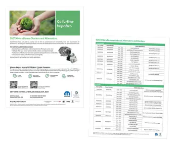 SUSTAINera Reman Starters and Alternators